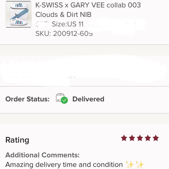 K-SWISS x GARY VEE collab Men's Clouds & Dirt NIB - Picture 7 of 10